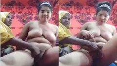 Today Exclusive- Horny Bangla Girl Pussy Fingering By Mom