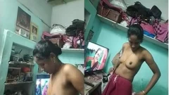 Today Exclusive-Telugu Bhabhi Shows Her pussy