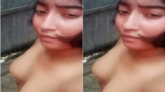 Today Exclusive-cute Bangla Girl Shows Her Boobs and pussy
