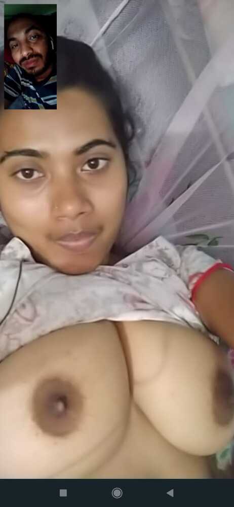 Indian Girl With Huge Tits Porn - Big Tits Indian Girl's Topless Video Call Screenshots | Desixnxx2.Net