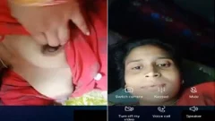 Desi Bhabhi Shows Her Boobs and Pussy On VC