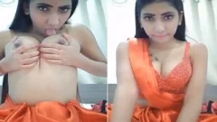 Sexy Desi Model Shows Her Boobs