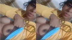 Cute Desi Girl Play With Her Boobs