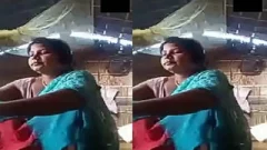 Village Bhabhi Shows Her Pussy On VC part 1
