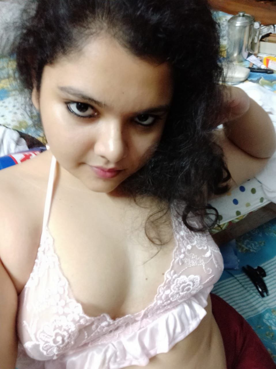 Cute Desi Girlfriend Nude With Hairy Pussy 1