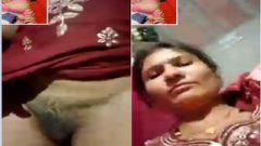 Today Exclusive-Desi Village Wife Shows Her Nude Body On Vc part 6