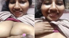 Today Exclusive-Desi Girl Showing Milky Boobs and Pussy Part 4