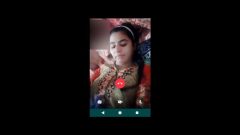 Desi girl showing boobs on video call