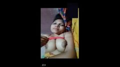 Desi Bhabhi Shows her Boobs and Pussy On VC