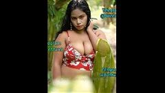 Sreetama Showing Deep Cleavage & Navel in Jungle Saree Shoot ~ Naari Magazine Shoot
