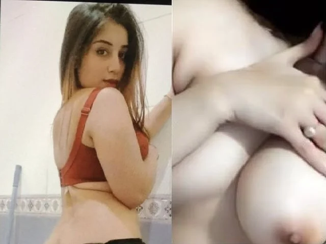 Indian maal white boobs show viral selfie MMS